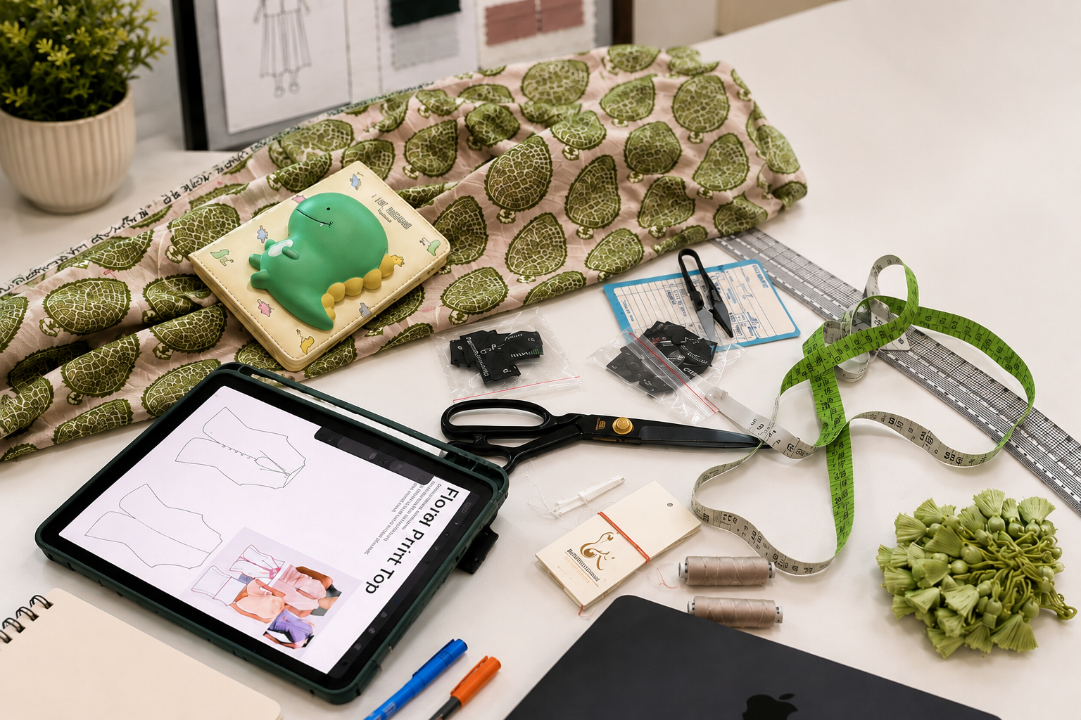 RAMYALAYANA fashion design workspace